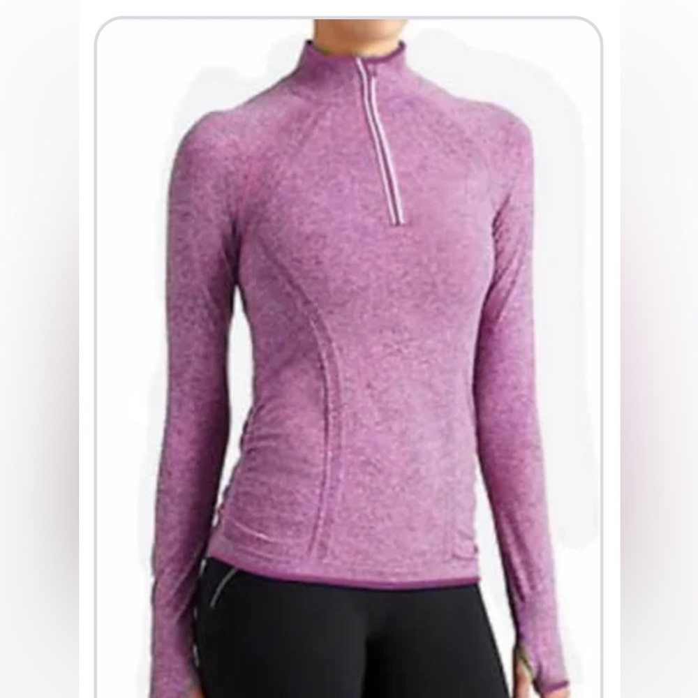 Athleta Fast Track Half Zip Long Sleeve Pullover